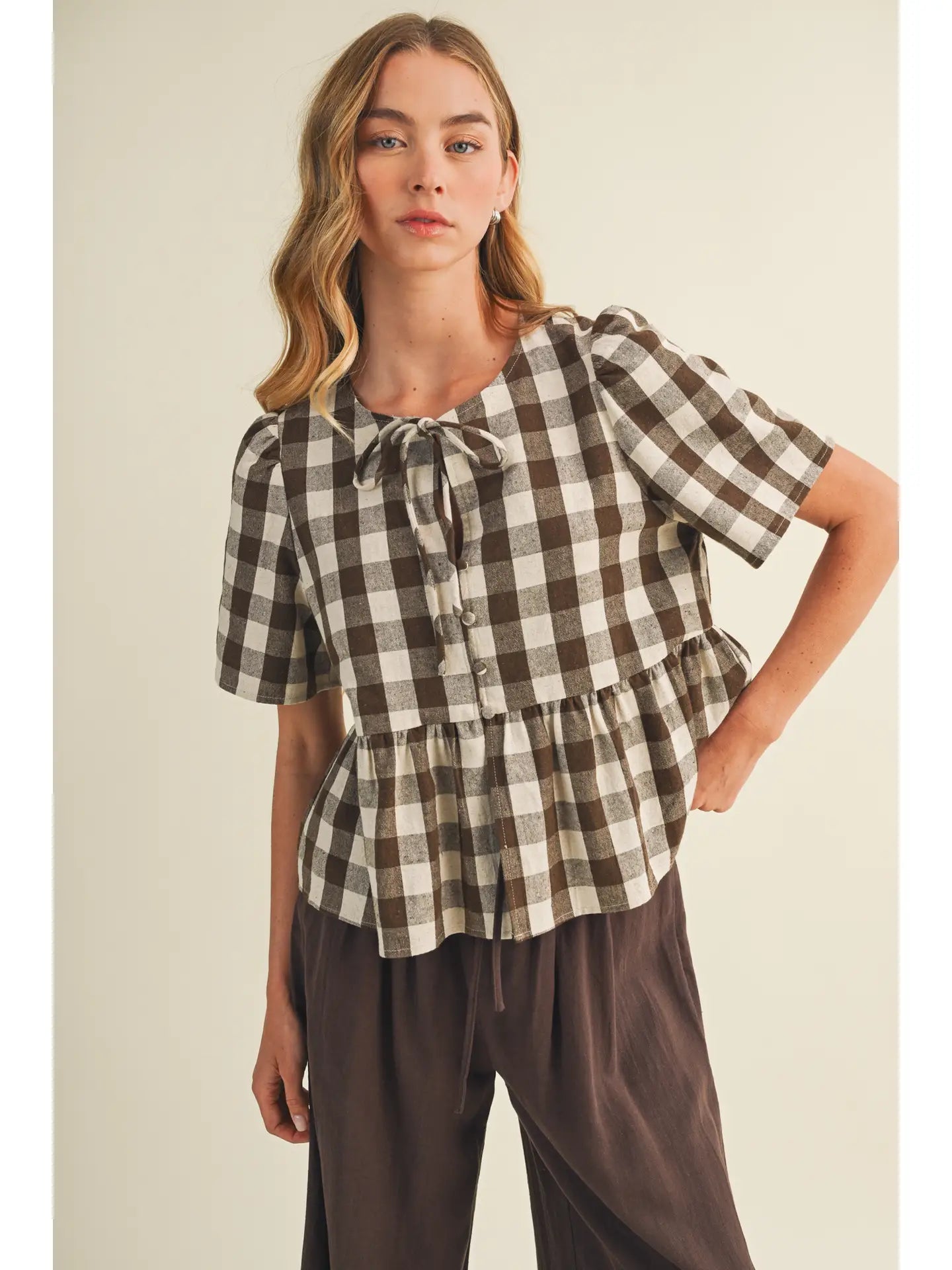 Briar Gingham Blouse