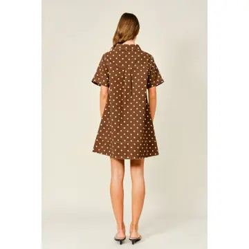 Cocoa Dot Dress