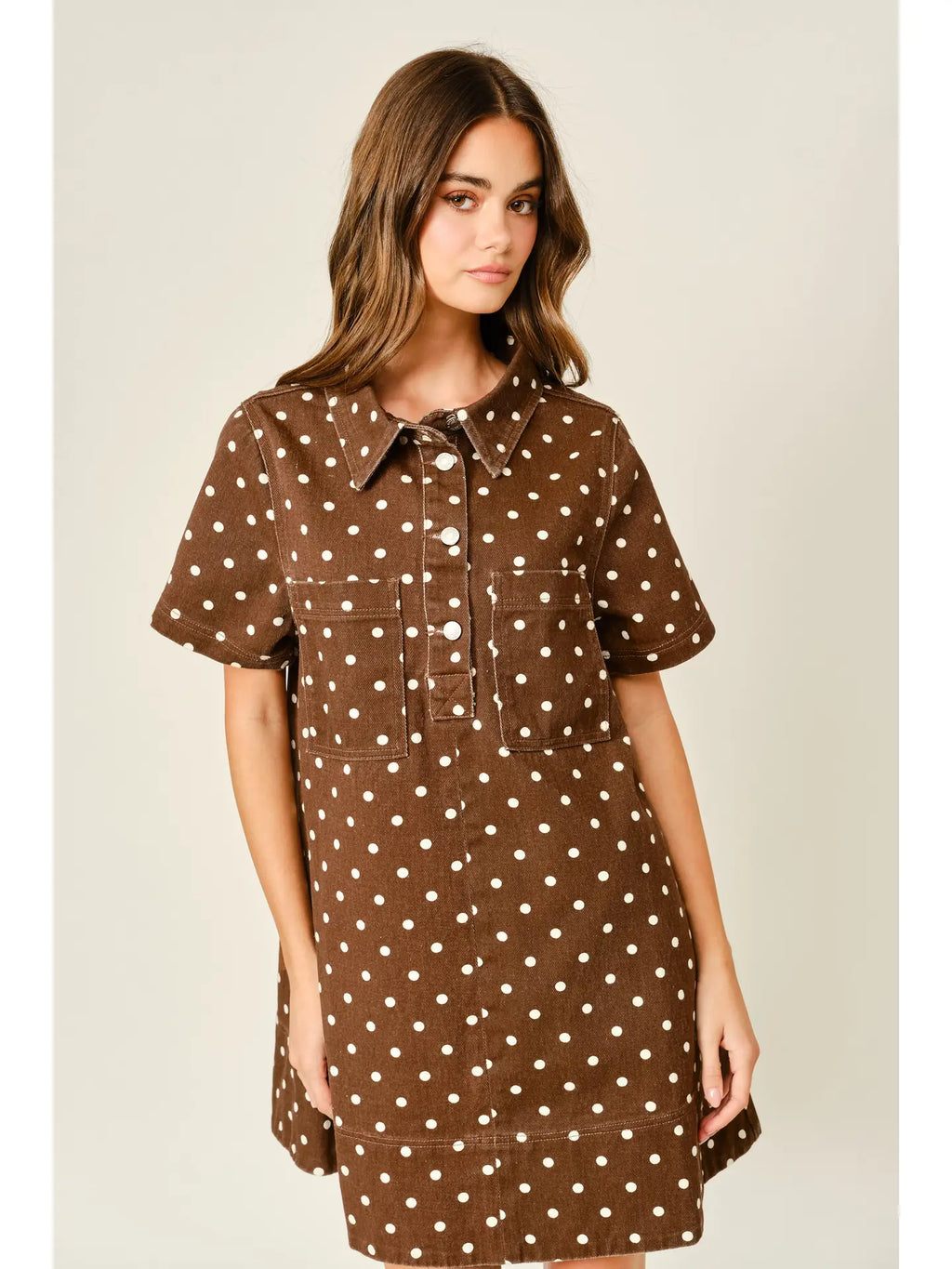 Cocoa Dot Dress
