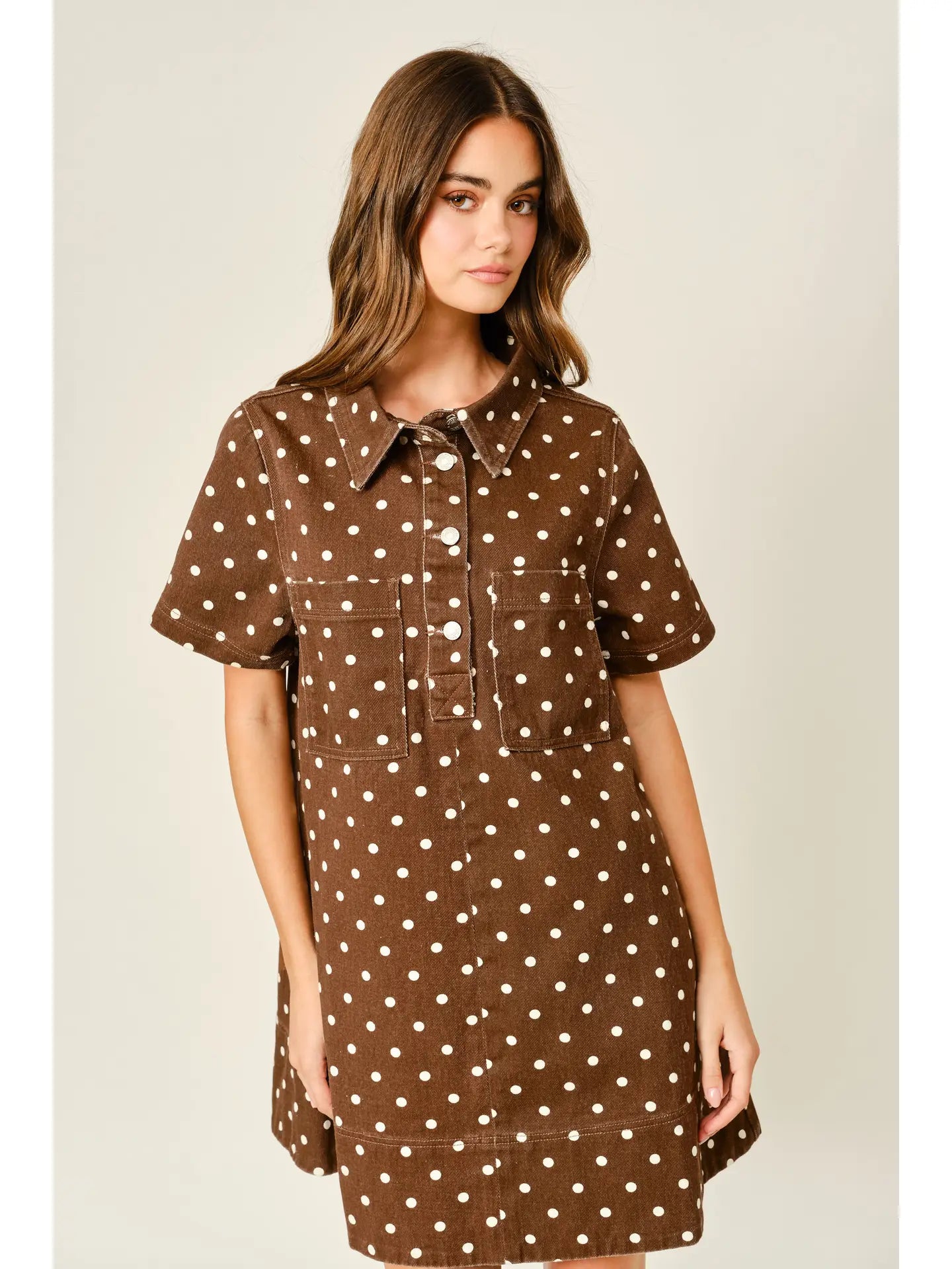Cocoa Dot Dress